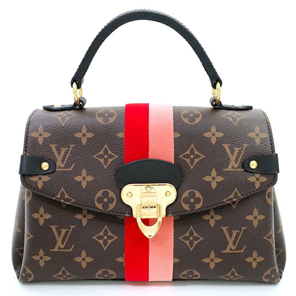 Louis Vuitton Georges Monogram Handbag Coquelicot Red Peche